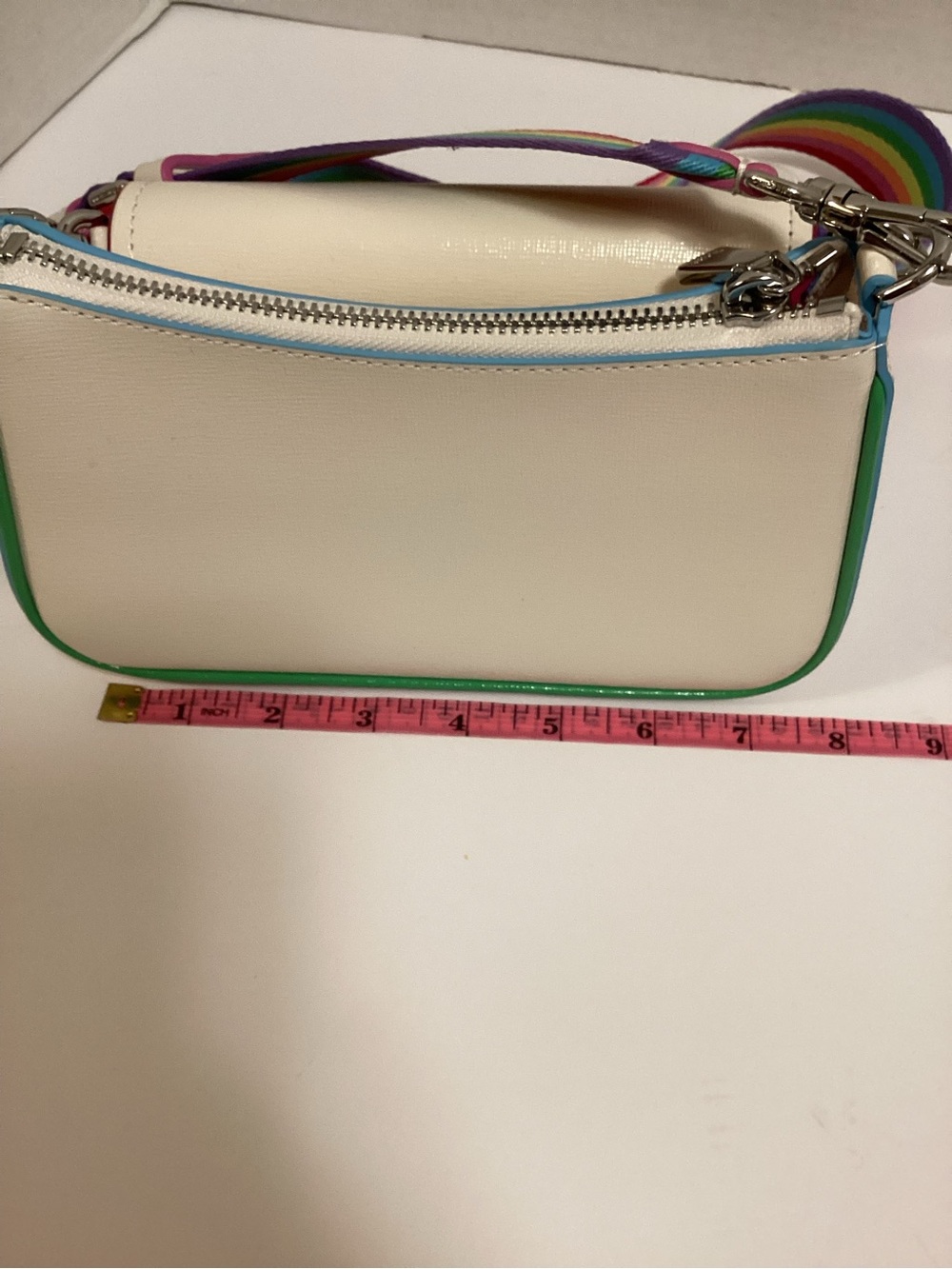 kate spade White Crossbody Two Bag Combo with Rainbow Strap, NWOT - Picture 10 of 16